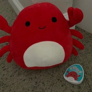 Carlos the crab squishmallow 8” rare